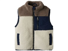 Name It teddy vest fog color-blocking